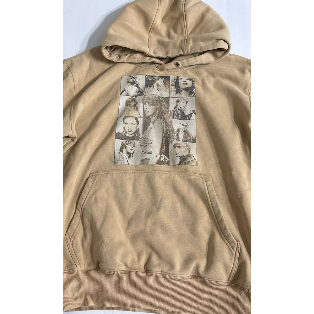 Taylor Swift Graphic Tan Hoodie (no size tag)
